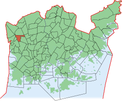 Position of Lassila within Helsinki