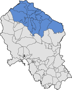 Location of Los Pedroches in the province of Córdoba