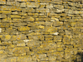 Cotswold dry stone wall Chalford, Gloucestershire, England (Detail)