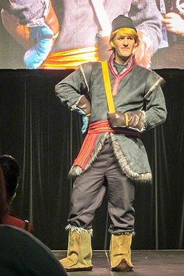 Cosplay van Kristoff bij de Comic-Con (2014)