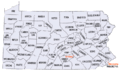 Image 11Map of Pennsylvania's 67 counties (from Pennsylvania)
