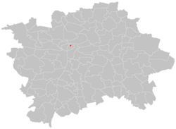 Location of Josefov in Prague