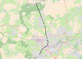 Spoorlijn Hautmont - Feignies op de kaart