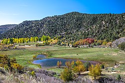 Duke Lake at Duck Creek Village, October 2015