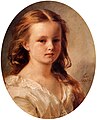 Portret van Roza Potocka (1848-1937), door Franz Xaver Winterhalter (1856)