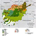 Ethnolinguistic groups of Afghanistan in 1997