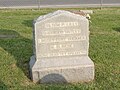 Back view of the monument