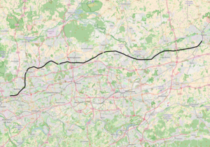 Spoorlijn Oberhausen-Osterfeld Süd - Hamm op de kaart