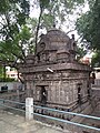 Rear view of the temple