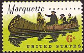 Marquette in Canoe