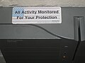 All activity monitored for your protection