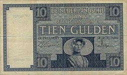 10-Gulden-Schein von 1930