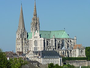 Chartres Cathedral, Chartres, France, unknown architect, 1194-1250[145]