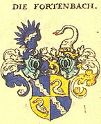 Wappen der Fortenbach in Johann Siebmachers Wappenbuch von 1605