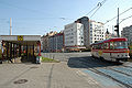 Entrance to Palmovka metro station