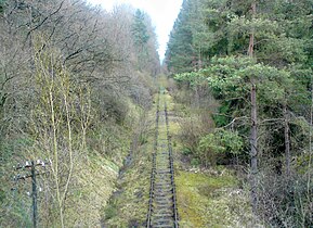 Der Feldhütte-Einschnitt zwischen Althengstett und Calw