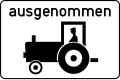 i: Except (motor tractors, power-driven working vehicles)