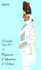 Grenadier des 44e régiment d’infanterie de ligne 1791 bis 1796