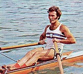 Der Ruderer Alberto Demiddi gewann 1968 Bronze und 1972 Silber im Einer