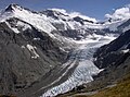 Mount Edward (upper left corner) and the Dart Glacier