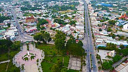 Panoramic view of Đức Hoà town, Đức Hòa district