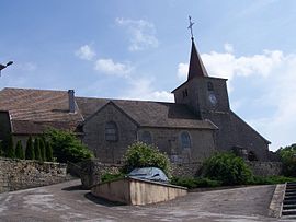 The church in Cernans