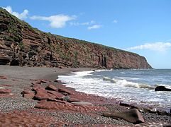 Fleswick Bay, looking south