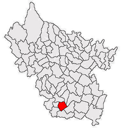 Location in Buzău County