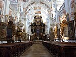 Stift Garsten mit der heutigen Pfarrkirche Garsten