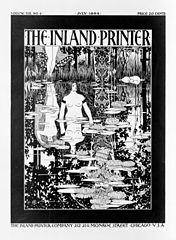 The Inland Printer magazine cover by Will H. Bradley (1894)