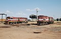 Schienentransport in Sudan. Bahnhof Kosti