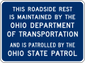 This Roadside Rest Area is Maintained by Ohio... (D5-H18)