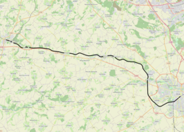 Spoorlijn Arras - Saint-Pol-sur-Ternoise op de kaart