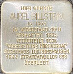 Stolperstein für Aurel Billstein