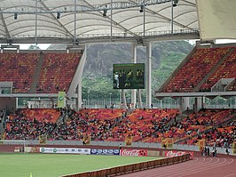 Het stadion – binnenkant