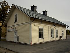 Het station dat tussen 1876 en 1972 in gebruik was.