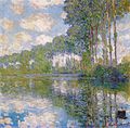 Impressionismus Claude Monet: Pappeln an der Epte, 1900