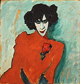 Portret al Alexander Sakharoff, de Alexej von Jawlensky, 1909