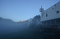 Kloster Ilanz im Nebel