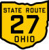 State Route 27 marker