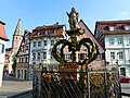 Osterbrunnen in Bad Windsheim (von Brücke) – hier für dieses Bild stimmen