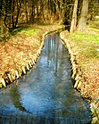 Der Lauf der Panke im Schlosspark Buch