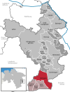 Lage der Gemeinde Söllingen im Landkreis Helmstedt