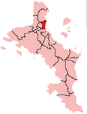 Location within Mahé Island, Seychelles