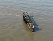 Sampan at the sea anchorage close to Yangon (Rangoon) - trading for the anchored ships.