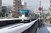 A train on the Fukuchiyama Line at Takarazuka in 2005