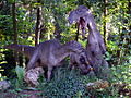 Replica van Ceratosaurus in JuraPark Bałtów