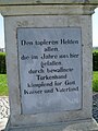 Alman askerleri için dikilen anıt