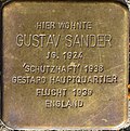 Braunschweig Steintorwall 7a Stolperstein Gustav Sander