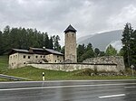 Chapella, mittelalterliche Kirchenruine / Chapella, ruina da baselgia medievala